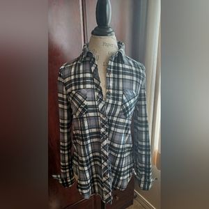 Love Potion Plaid Blouse